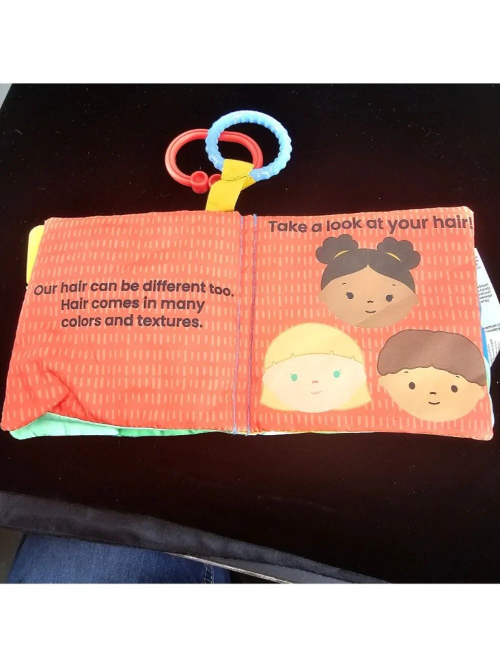 Everyone Is Different Baby Soft Activity Book With Teether & Rings - Kids For Cu